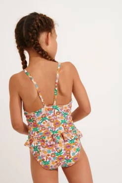 BADPAK Ecru M LEAFY DAISYDREAM