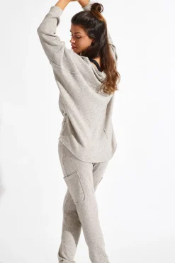 BROEK Beige HOWARD PEBBLE