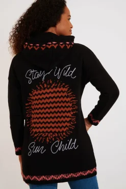 Cardigan Zwart FLORIN WILDSUN