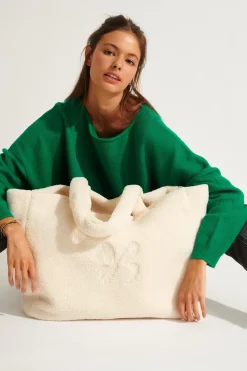 DRAAGTAS Ecru KODAK WOODEN