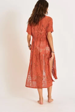 Kimono Oranje ELVIE COCOBEACH
