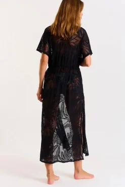 Kimono Zwart ELVIE COCOBEACH