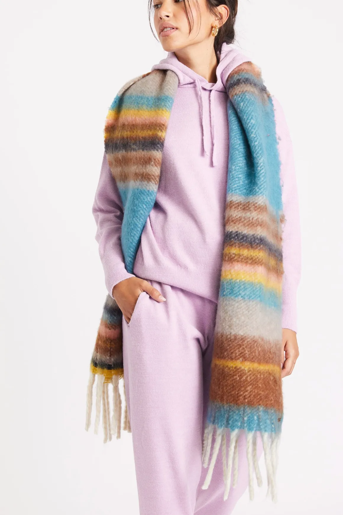 Sjaals Blauw KACIE PALANGA