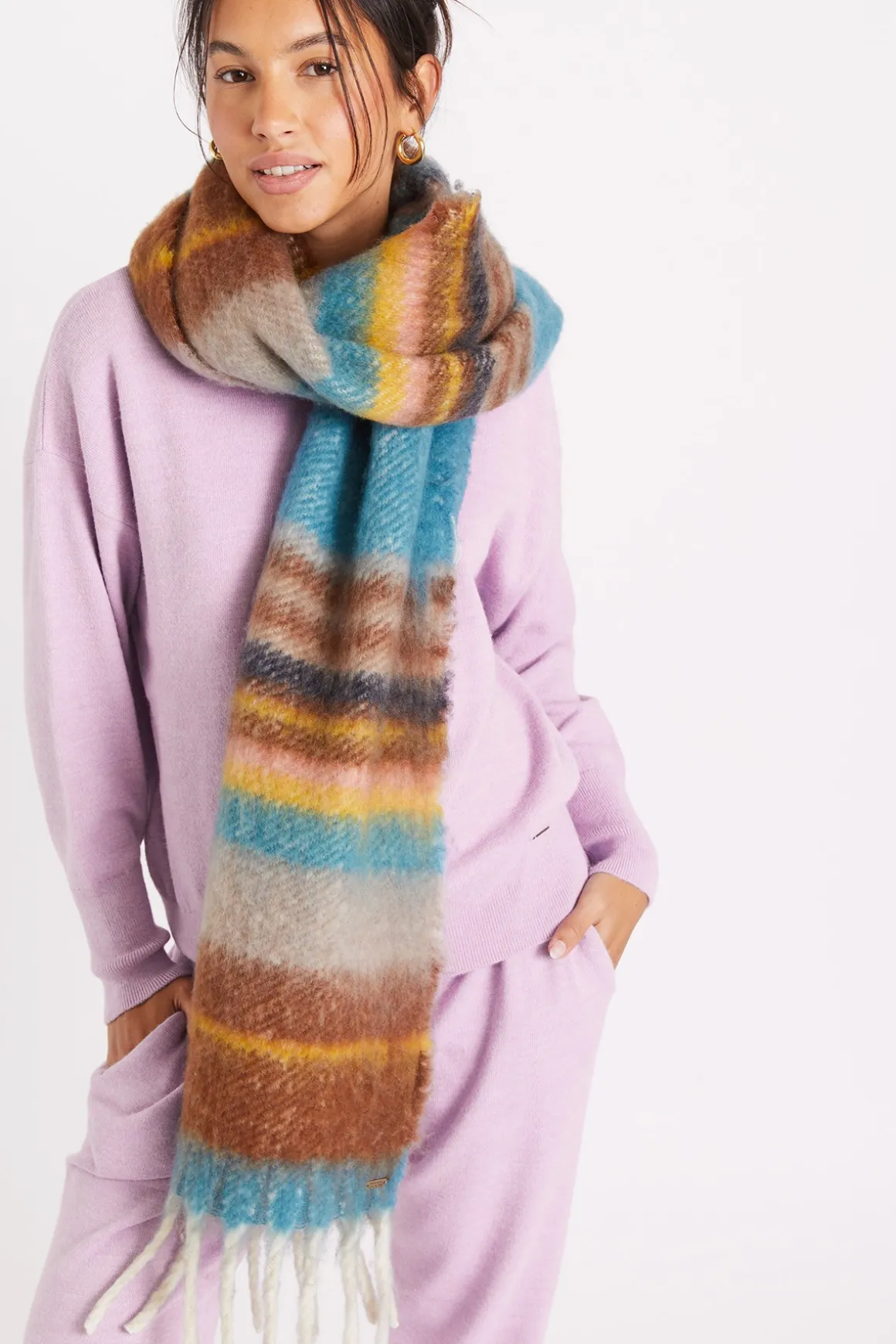 Sjaals Blauw KACIE PALANGA