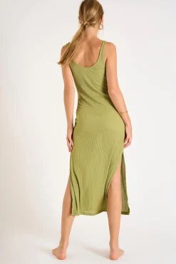 STRANDKLEDING JURK Koper AMIVA GOLDENRIB