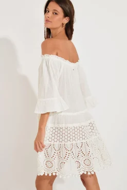 STRANDKLEDING TUNIEK Ecru DALYA SPELLY