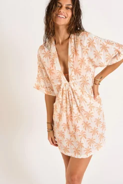 STRANDKLEDING TUNIEK Oranje DANIA BEACHPARTY