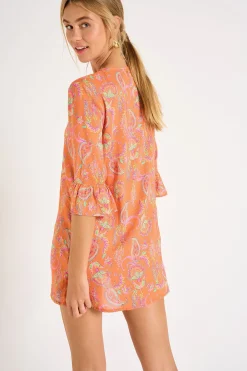 STRANDKLEDING TUNIEK Oranje HOALA ALAKURIVOIL