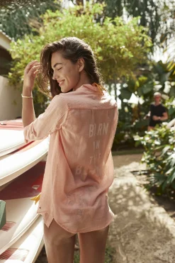 STRANDKLEDING TUNIEK Roze GARY ADILSON