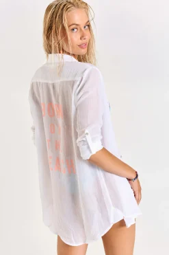 STRANDKLEDING TUNIEK Wit GARY ADILSON