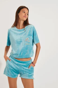 TOP Blauw CHLOE SEALAKE