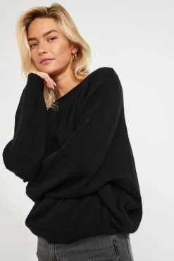 Trui Zwart FLOWN FREELANCE