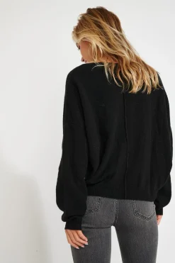 Trui Zwart FLOWN FREELANCE