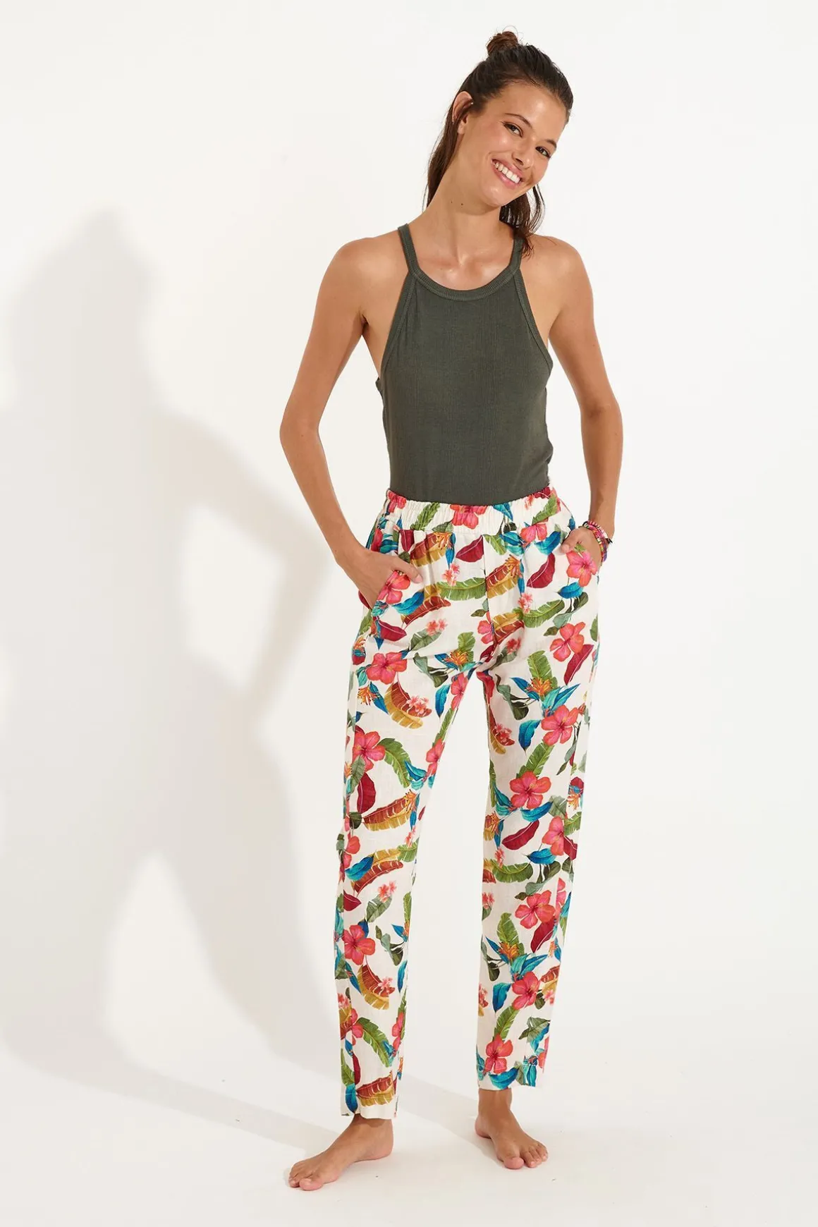 T-shirt Kaki TEVA BRIGHTON