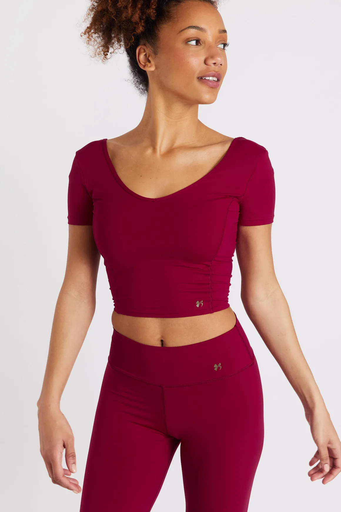 T-shirt Rood MANTRA WELLNESS