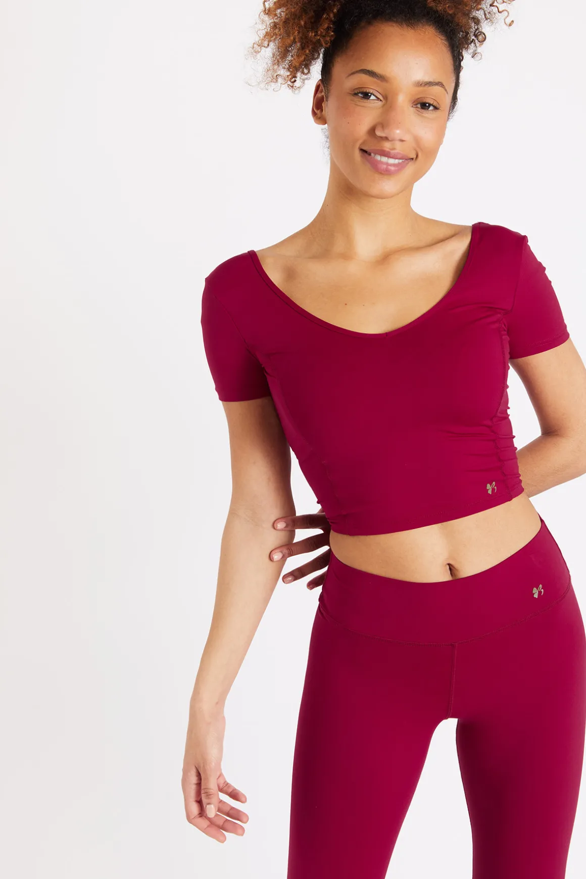 T-shirt Rood MANTRA WELLNESS