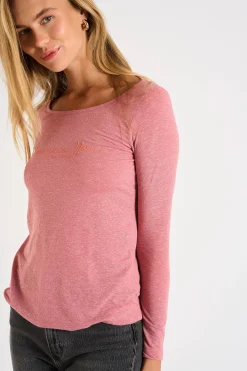 T-shirt Roze MELOR BRUNSWICK