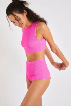 Tweedelig badpak roze Maleo & Naza Scrunchy