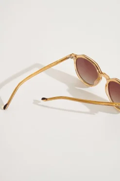Zonnebril Beige LUNETTE SUNGLASSES