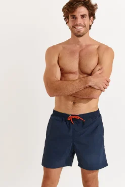 ZWEMSHORT HEREN Blauw MANLY POOLSCAPE