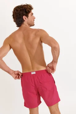 ZWEMSHORT HEREN Roze MANLY POOLSCAPE